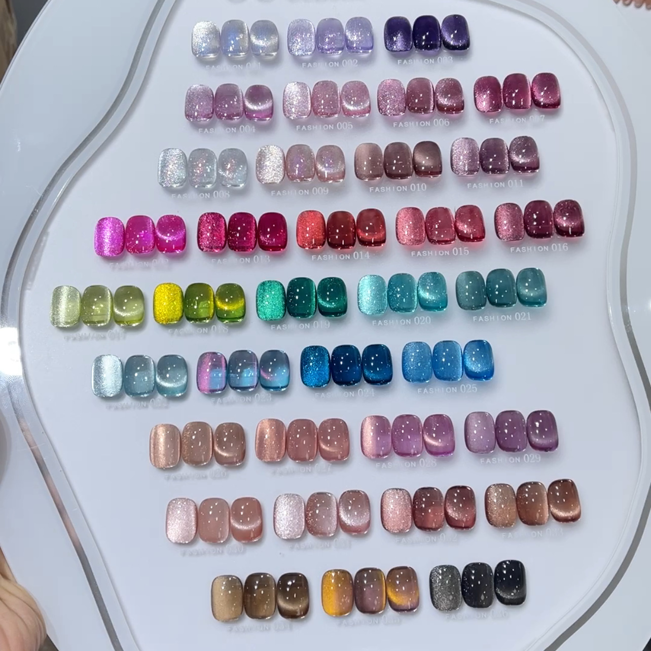 Nail Gel Polish Set - 2026 U Omeei 36色キャッツアイジェルポリッシュセット OEMプライベートラベル ダイヤモンドグリッターディスコUVジェルネイルポリッシュセット用品