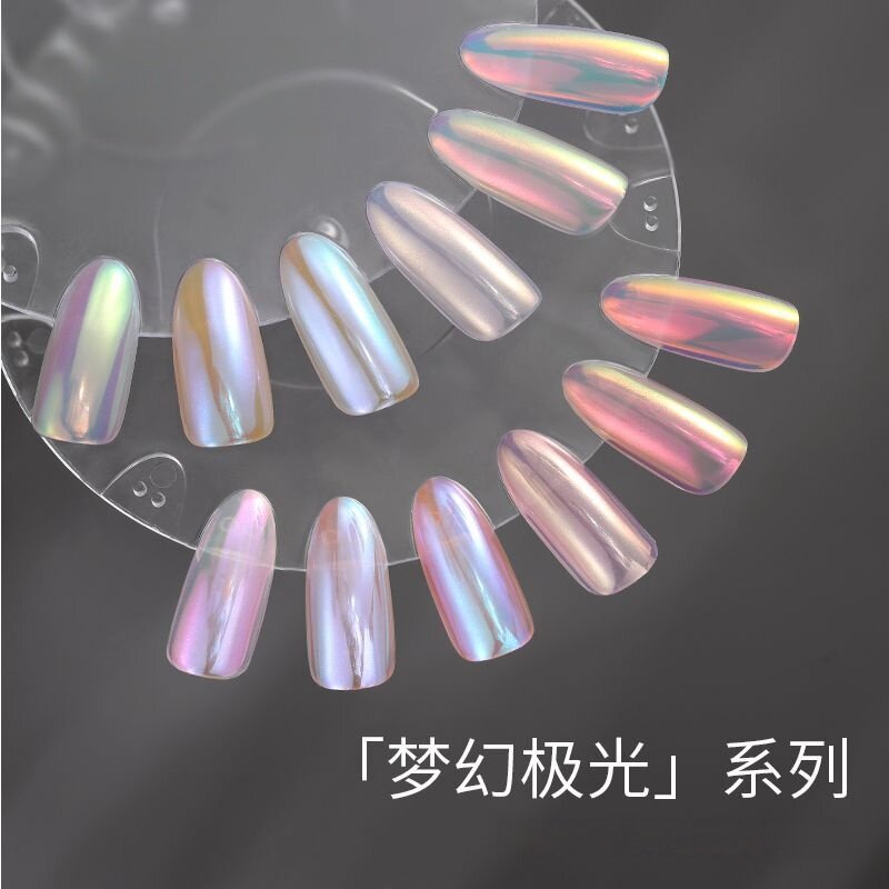 7カラーズ ユニコーン クローム ネオンパウダー ヒューマン - Nail Glitter Chrome のレビューと価格