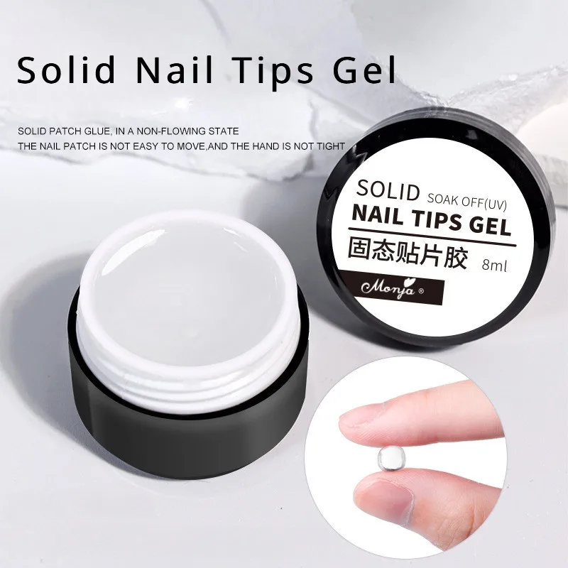 3 ピース/セットソリッドネイルチップジェルソリッドステッカ - Nail Gel Polish Set のレビューと価格