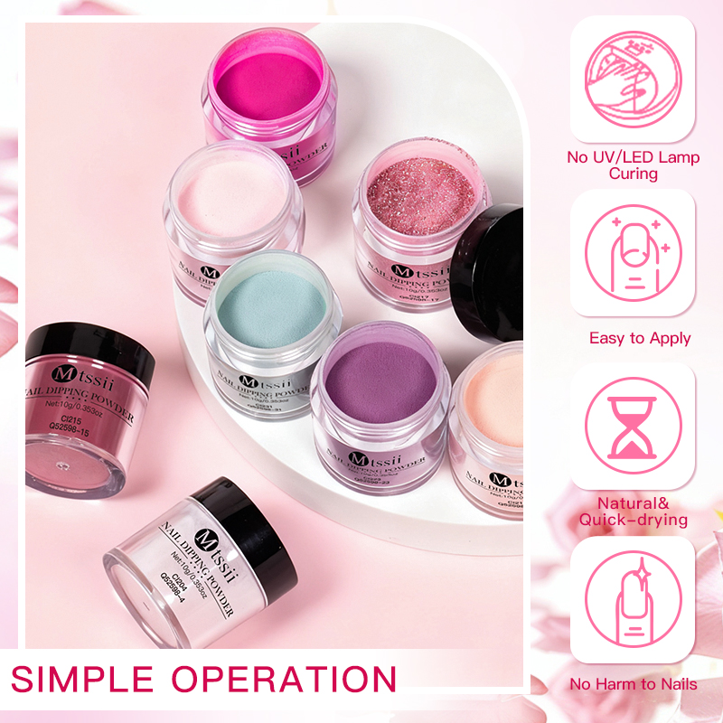 10個入り/セット ディップネイルパウダーキット 10ml  - Nail Glitter Chrome のレビューと価格