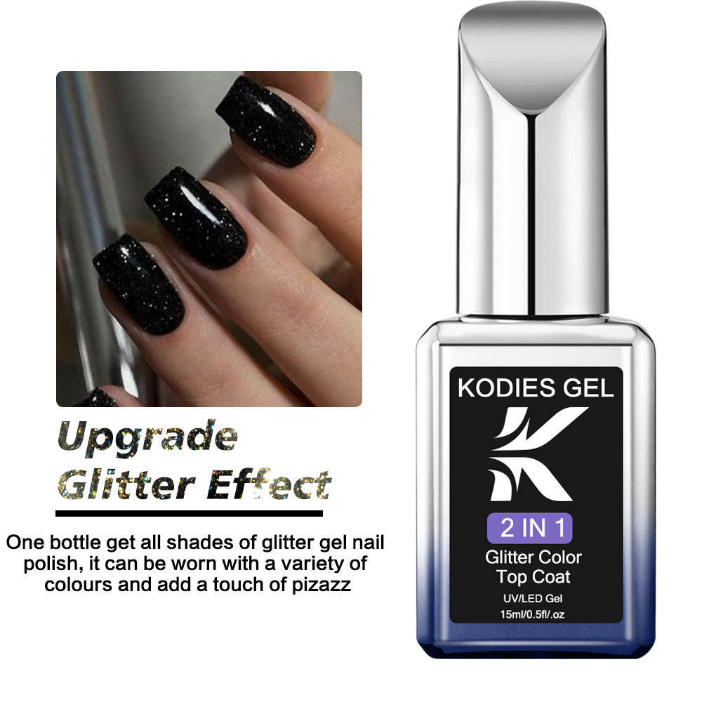 KODIES ジェルスターライトトップコートジェルネイルポリ - Nail Glitter Chrome のレビューと価格