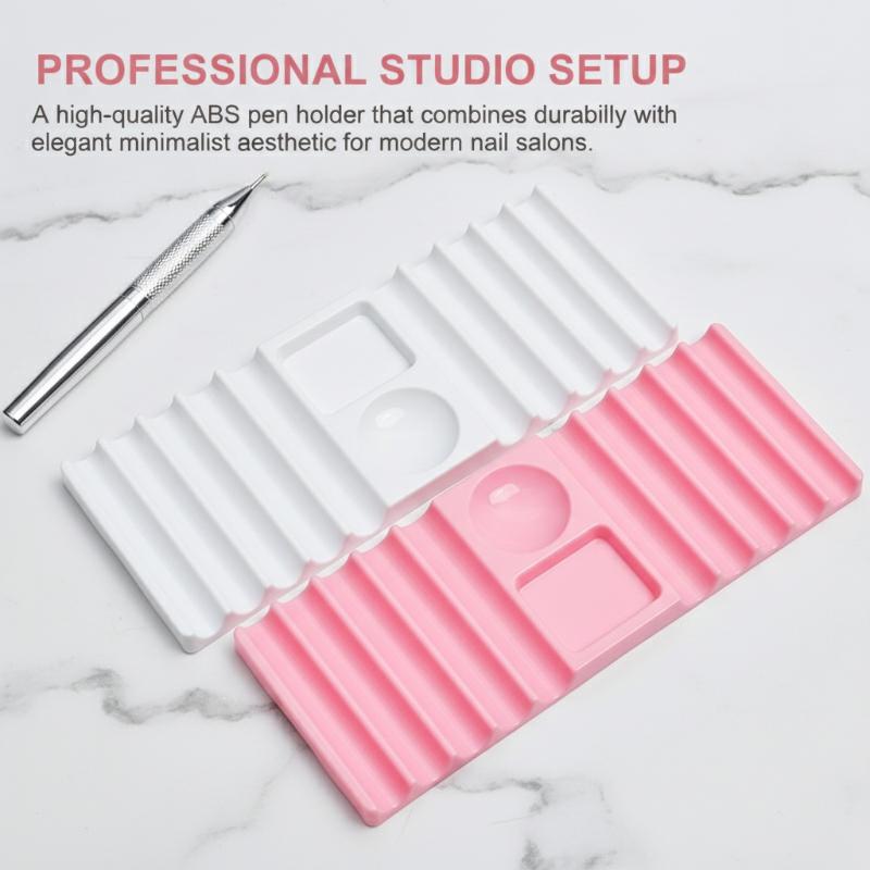 再利用可能なネイルアートパレット ブラシホルダー付き すっき - Nail Art Rame のレビューと価格