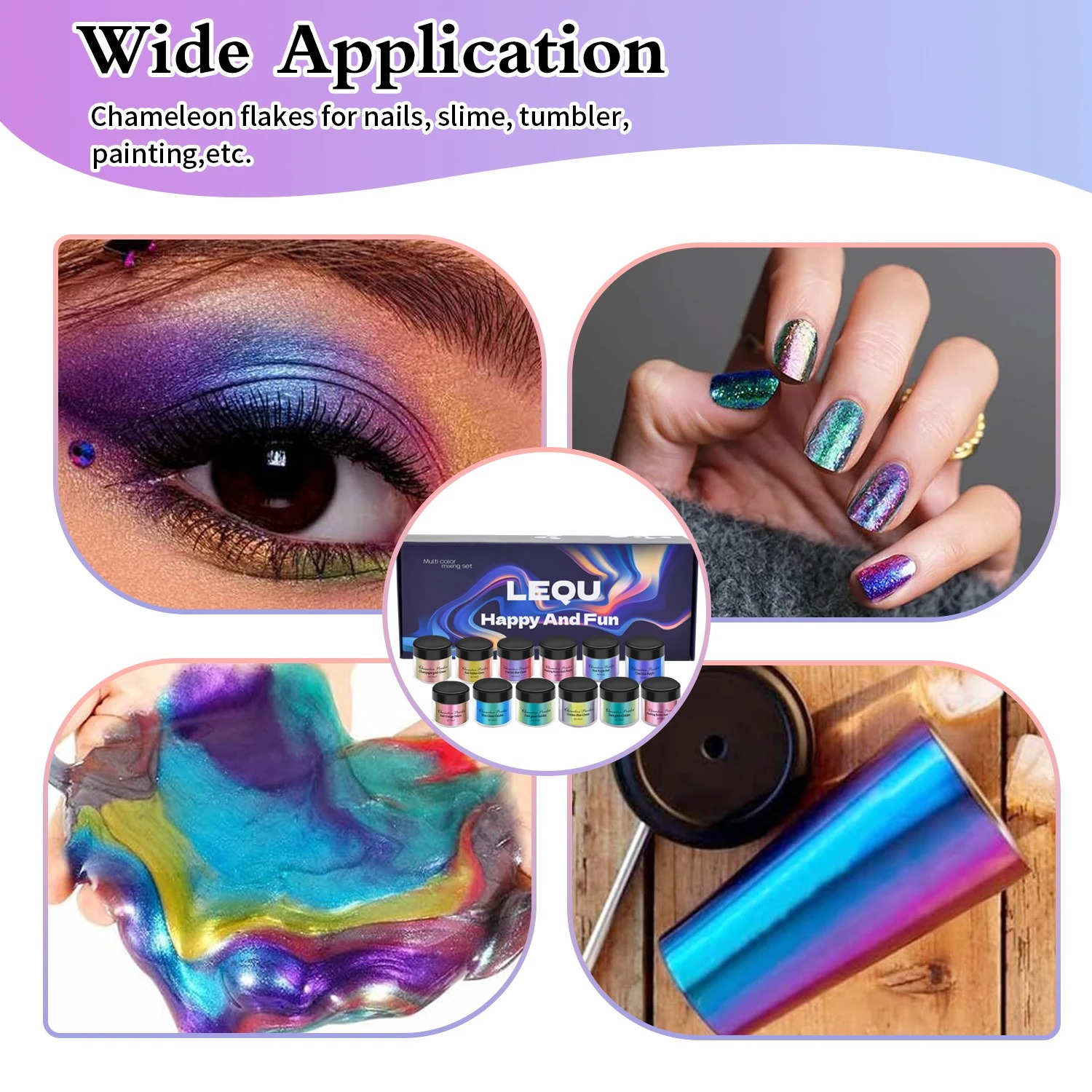 カメレオンピンクネイルクロムパウダー顔料DIYエポキシ樹脂モ - Nail Glitter Chrome のレビューと価格