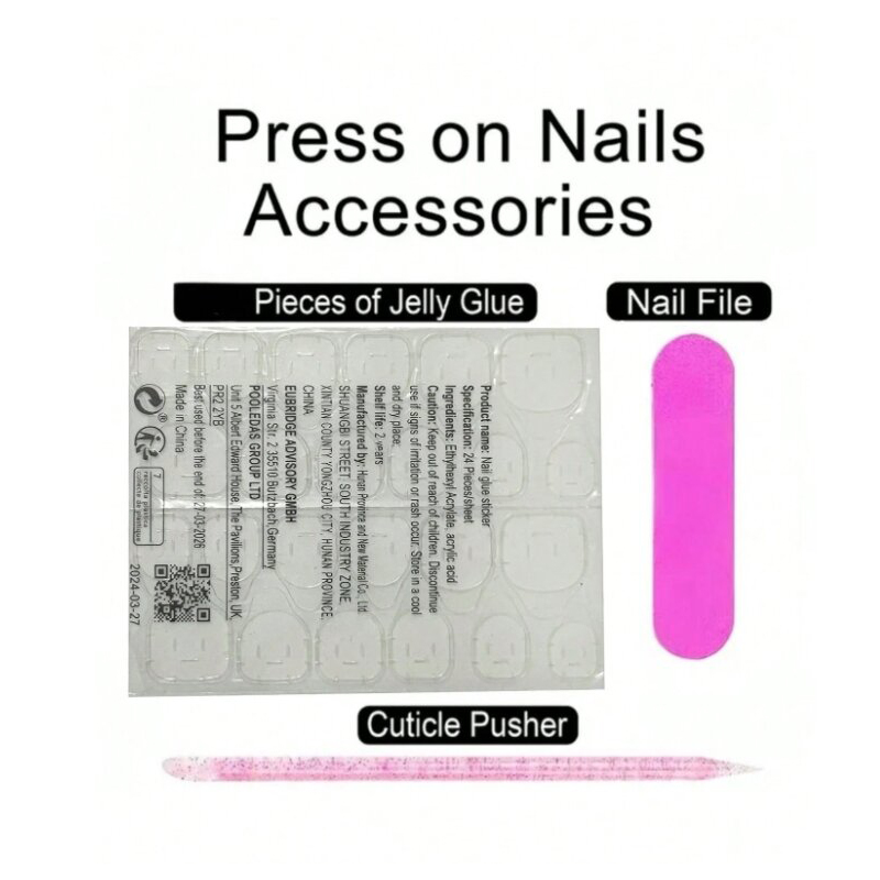 ダックチッププレスオンネイル10枚入り ハンドメイドヌードゼ - Nail Art Zebra のレビューと価格