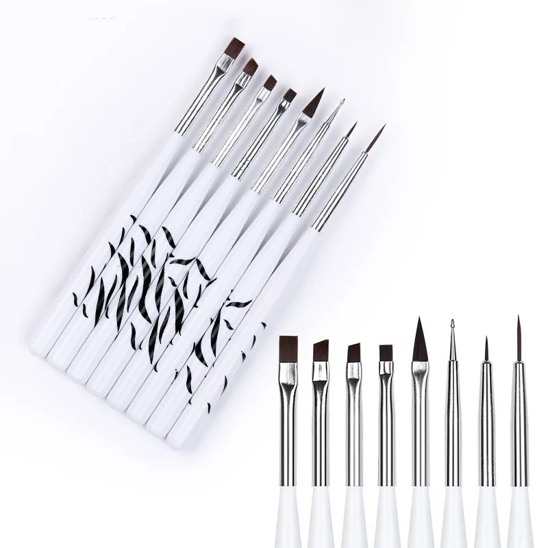 ネイルアートブラシ オンブレブラシ UVジェルネイルポリッシ - Nail Gel Polish Set のレビューと価格