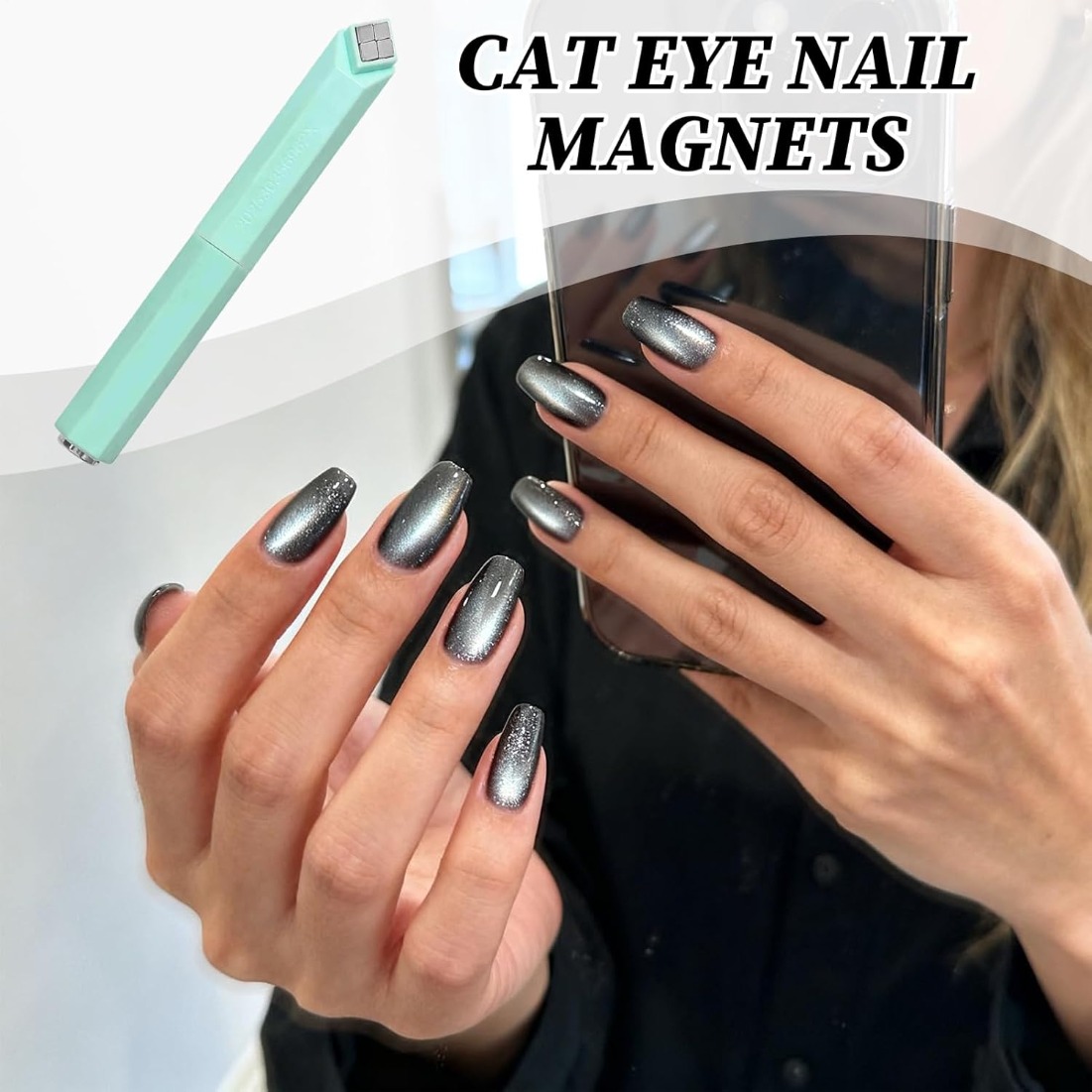 4-in-1 ダイヤモンド型ネイルマグネットセット キャット - Nail Gel Polish Set のレビューと価格
