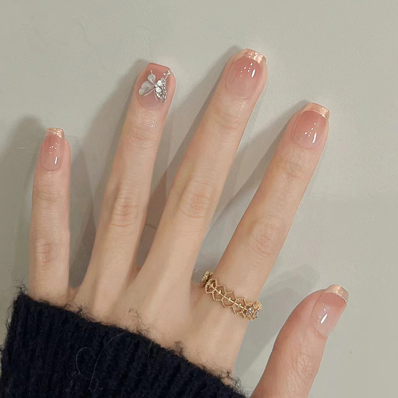 24個入り キャッツアイ シンプル グリッターネイルチップ  - Nail Art Gliter のレビューと価格