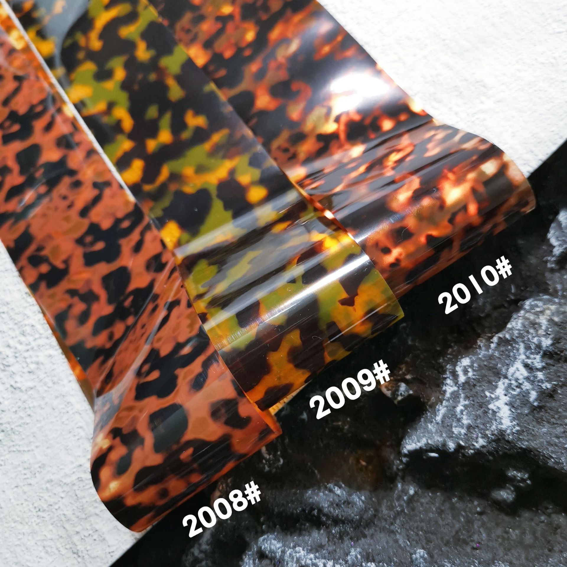 1ロール100センチメートル * 4センチメートル亀シェルア - Nail Art Zebra のレビューと価格