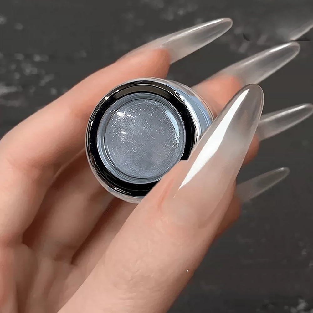 高光沢ムーンライトパールホワイトミラークロームネイルパウダー - Nail Glitter Chrome のレビューと価格