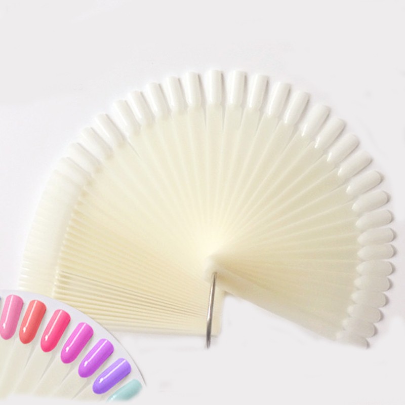 4 色 50 個偽ネイルのヒント偽ネイルアートポリッシュカラ - Nail Art Rame のレビューと価格
